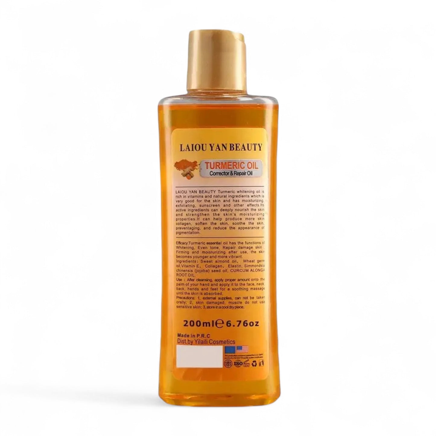 Turmeric and Ginger Oil Hydration Moisturizer for Smoothing | Skin Whitening Essential Oil