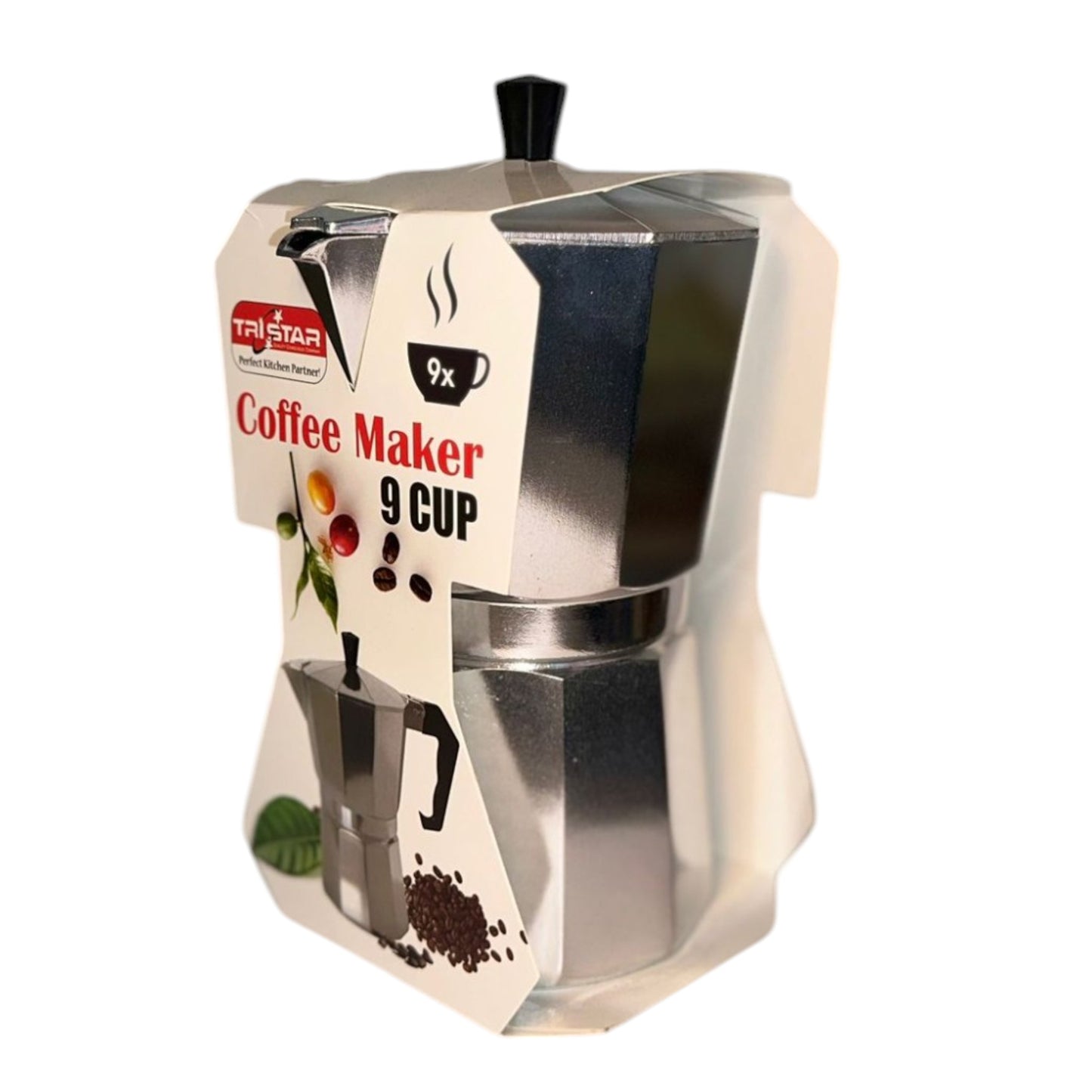 Aluminium Italian Drip Coffee Pot | Stainless Mocha Pot