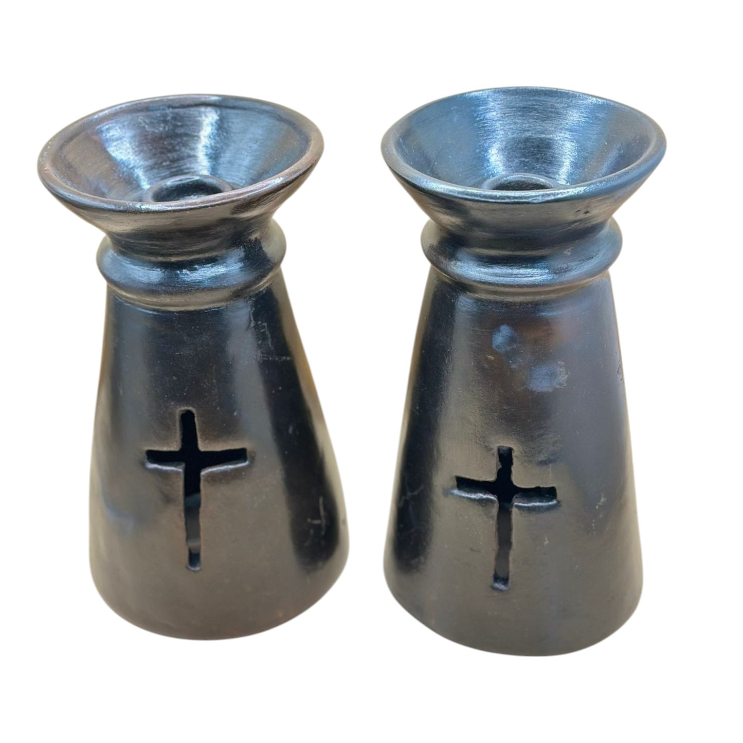 Habesha Traditional Candle Clay holders| Habesha Handmade pottery Candle Holders