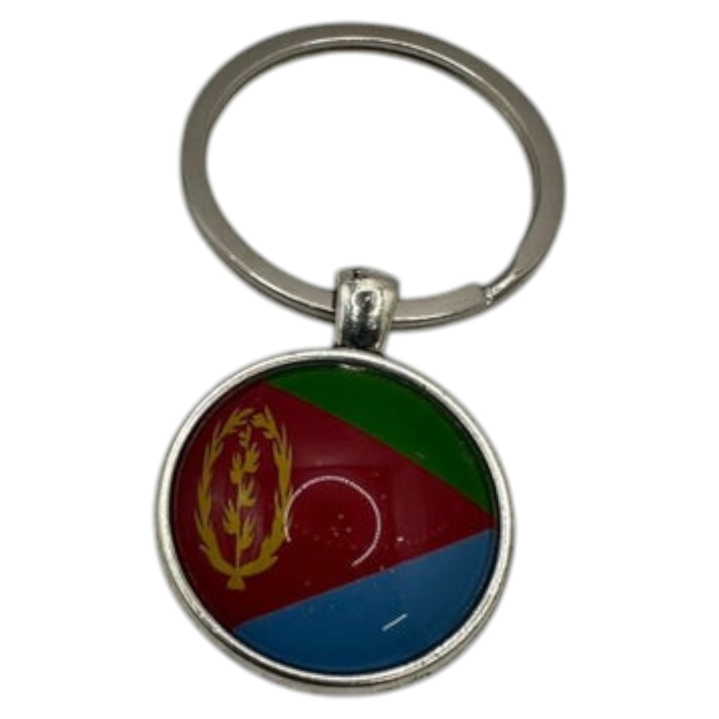 Eritrea Flag Key Chain | Hand made key chain with Eritrea | ኤርትራ flag design