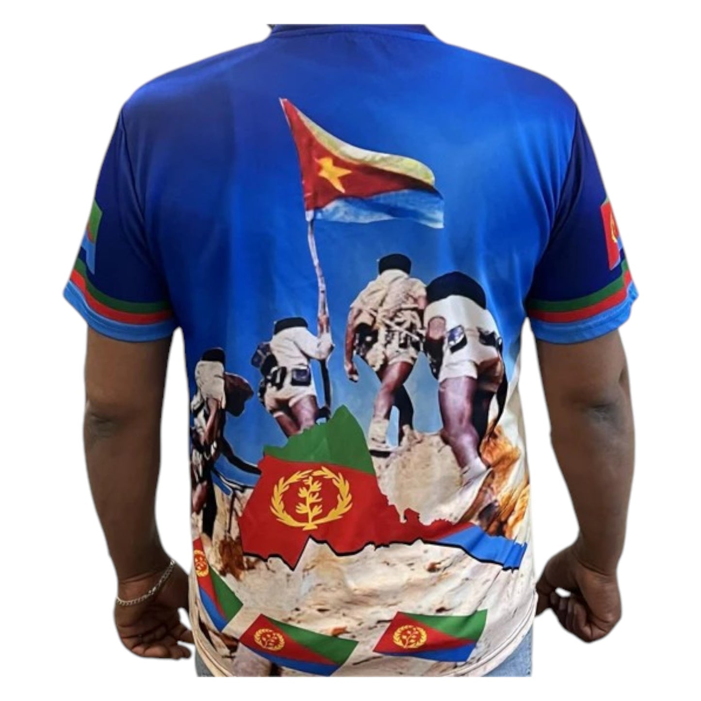 Eritrea Flag Shirt, Eritrean country flag, Eritrea T-shirt, Eritrea Heritage Shirt, Men's Sport. Eritrea sport wear shirt