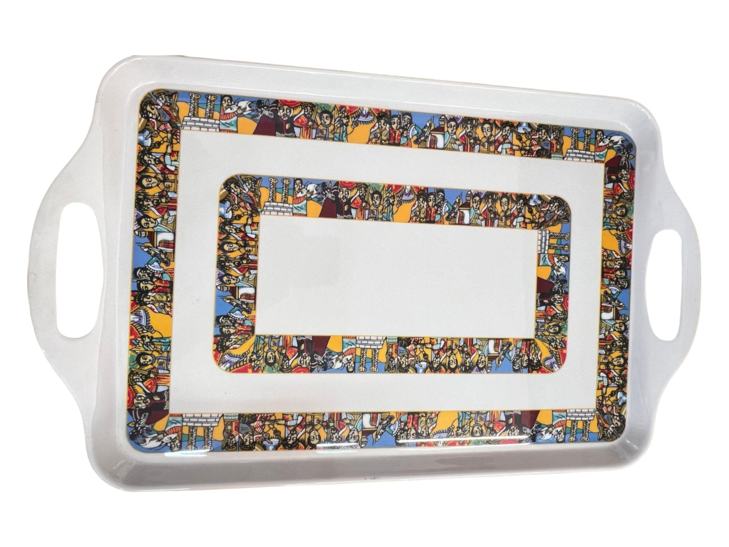 Habesha Traditional Serving Plate | Traditional Coffee Jebena Buna Serving Plate
