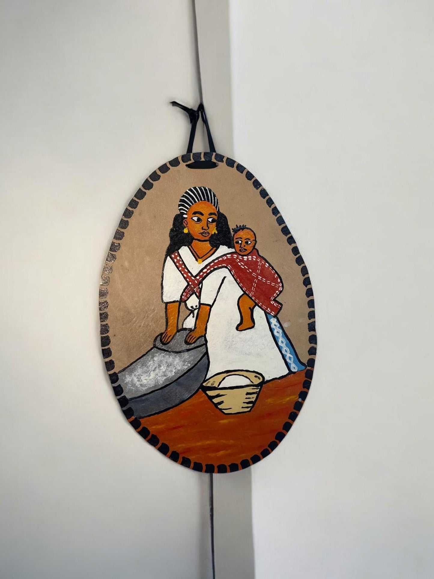 Habesha Tigrinya Ethnic Wall Art | Eritrean Traditional Wall Hanging Wall Art