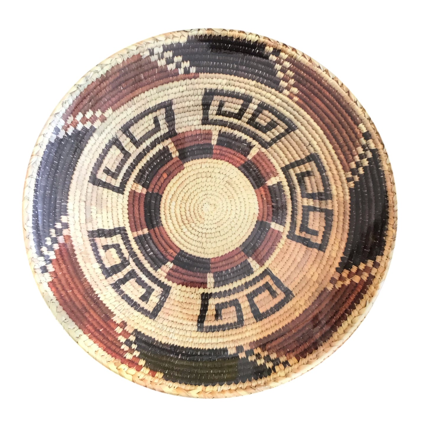 Habesha Food Serving Platter – Injera Tray | Mix Colour Mesob Design – 40cm
