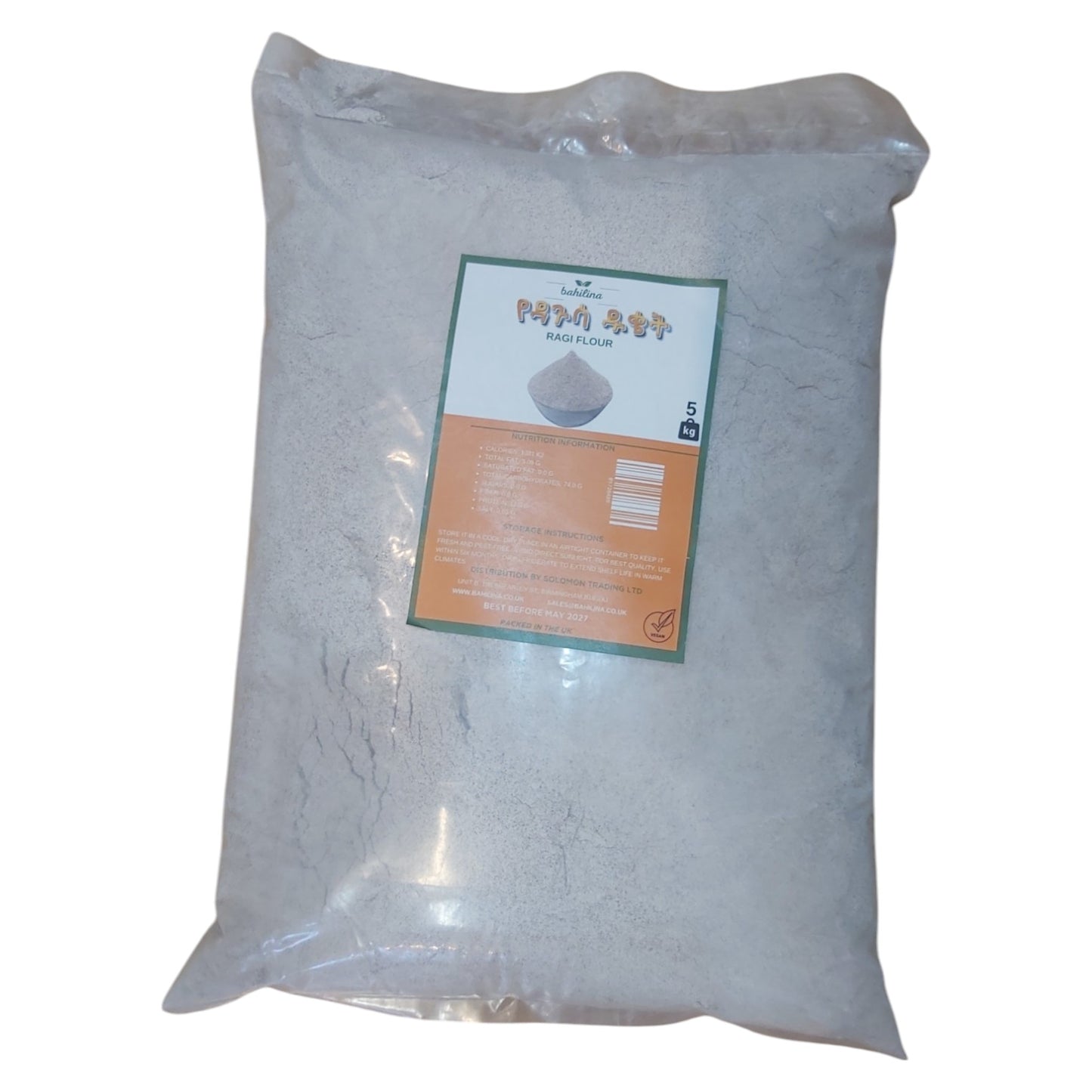 Ethiopian Ragi Flour | Habesha Finger Millet Flour 5Kg Dagusha Flour