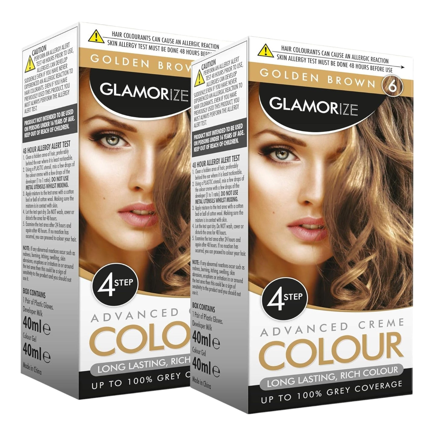 Glamourize | Naturally Beautiful Hair Colour for Women | Professional Long Lasting Hair Dye Safe on Scalp