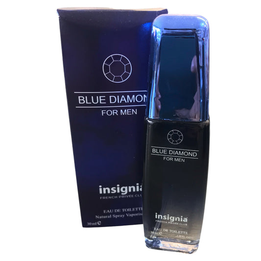Blue Diamond For Men – Eau De Parfum 30ml  Fresh Aquatic Masculine Long‑Lasting Natural Spray