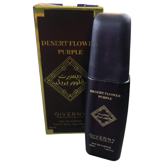 Desert Flower Purple Giverny – Eau De Parfum 30ml  Floral Oriental Long‑Lasting Natural Spray