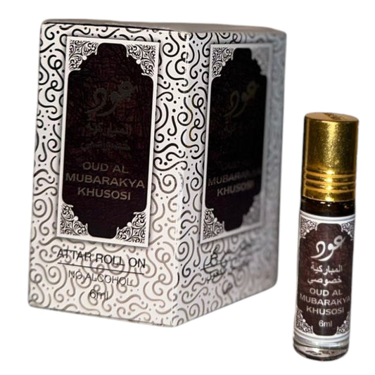 Oud Al Mubarakya Khusosi mini Oil Perfume | Mubarakya Roll On Perfume 6ml