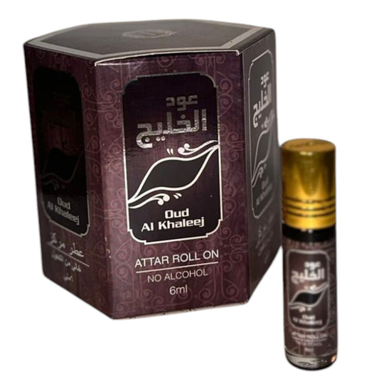 Oud Al Khaleej mini Oil Perfume | Khaleej Roll On Perfume 6ml