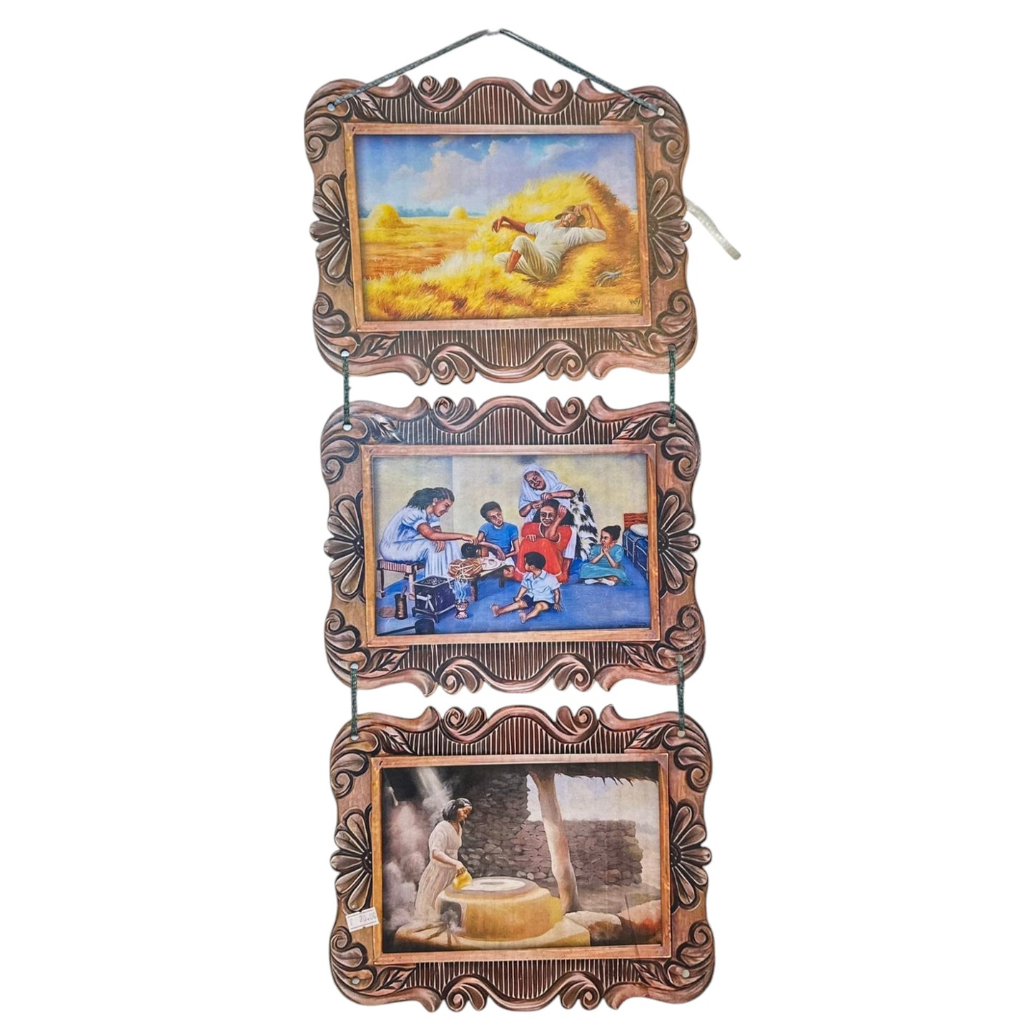 Habesha Cultural and Ethnical Wall Arts | Eritrean Traditional and Historical 3 Set Wall Hanging Arts