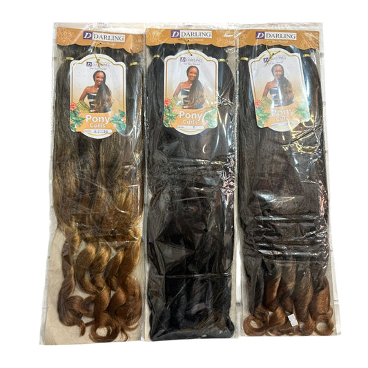 Pony Curls Hair Extensions | Darling Curly Hair