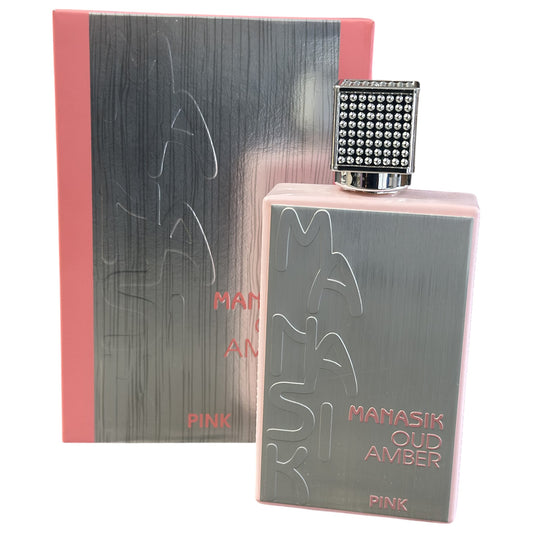 Pink Manasik Oud Amber Natural Spray | Eau De Parfum 100ml