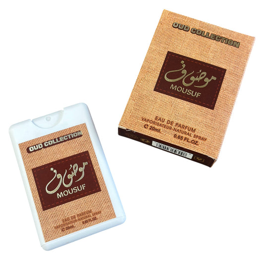 Mousuf Oud Perfume Collection | Oud Small Oud Pocket Spray 20ml Perfume