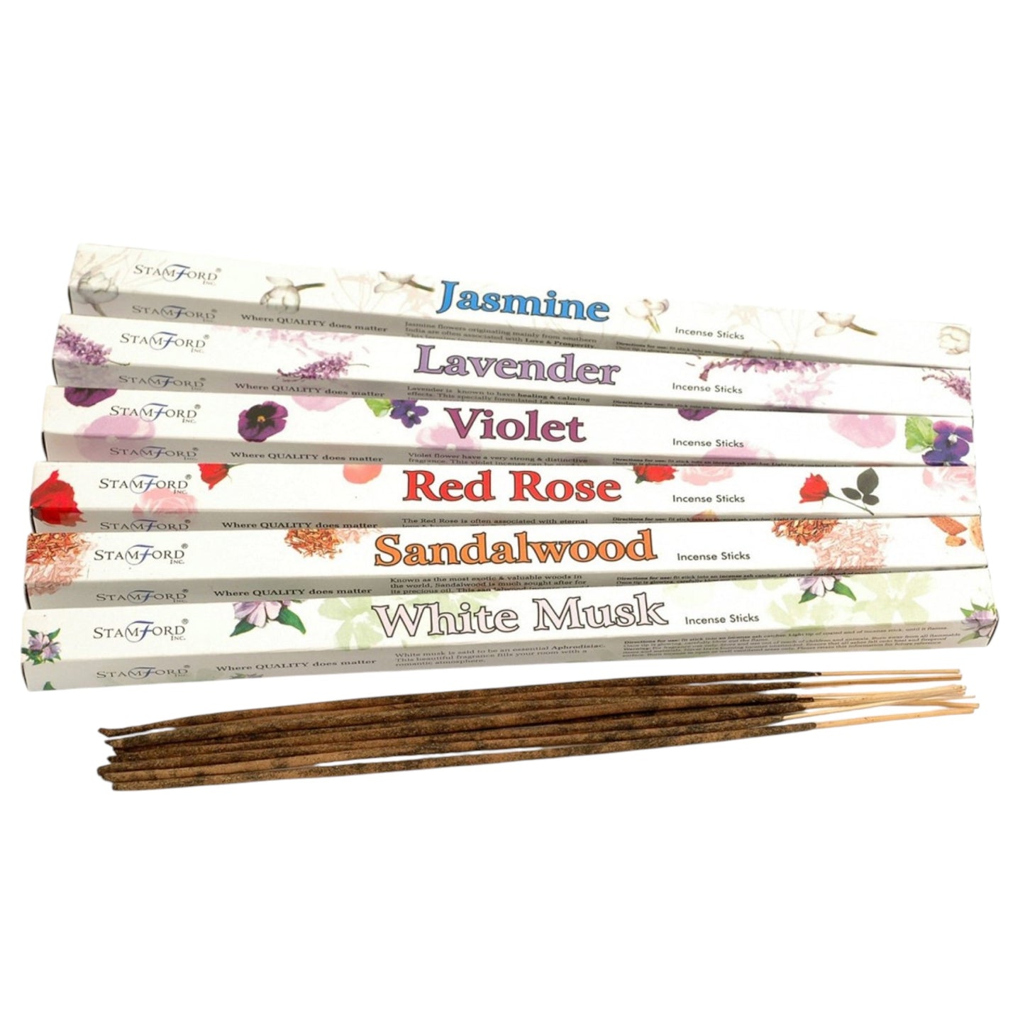 Floral Incense gift packs | 6 set of Floral Incense Sticks pack