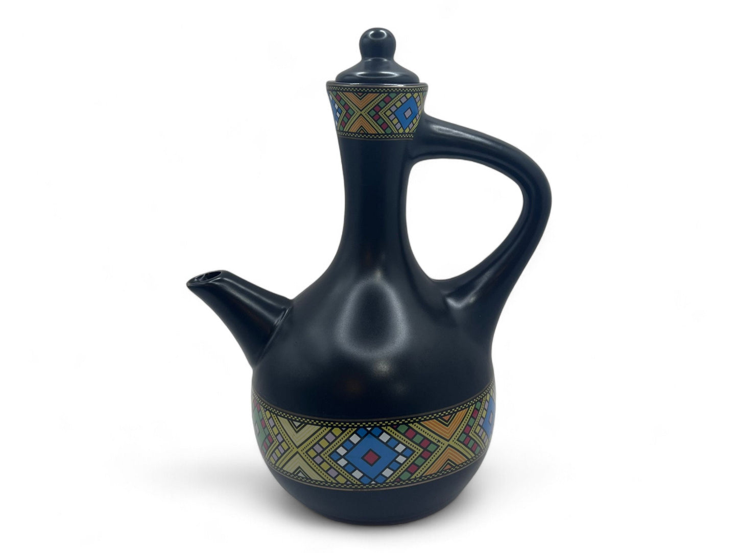 Habesha Traditional Coffee Pot Jebena | Ceramic  Zuria Design Habesha Jebena Coffee Pot